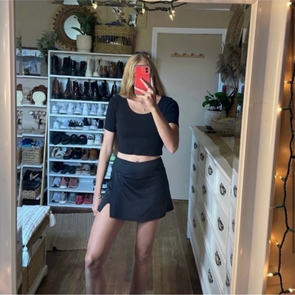 Champion Black Mini Skirt